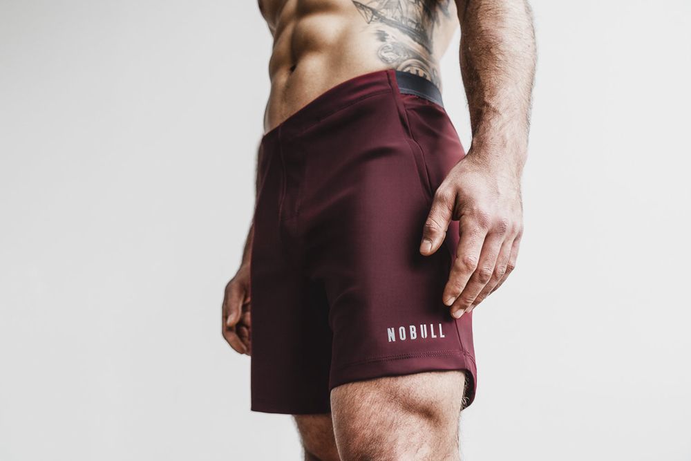 Shorts NOBULL Homme Violette - NOBULL Lightweight 7",France (6250-IKWHB)